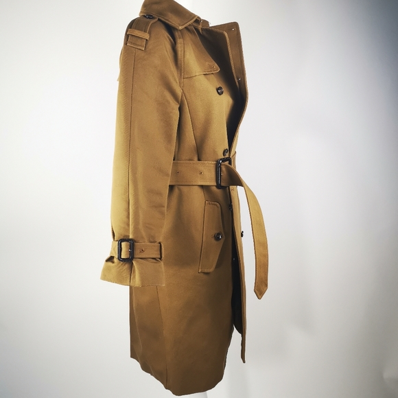 HM Studio Collection by Pernille Brown Belted Heavy Trench Coat - Picture 9 of 12